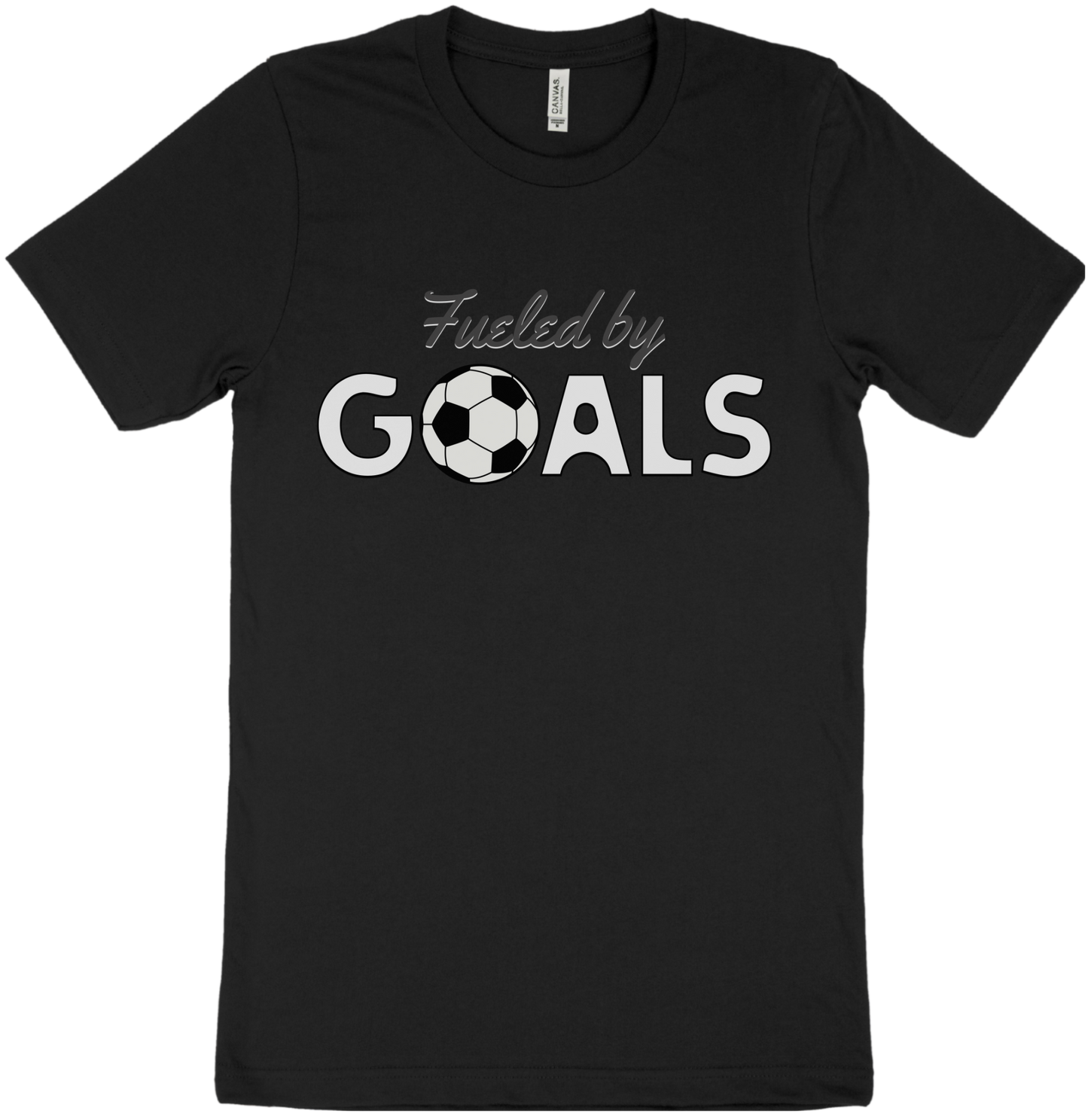 "Fueled By Goals" T-shirt.