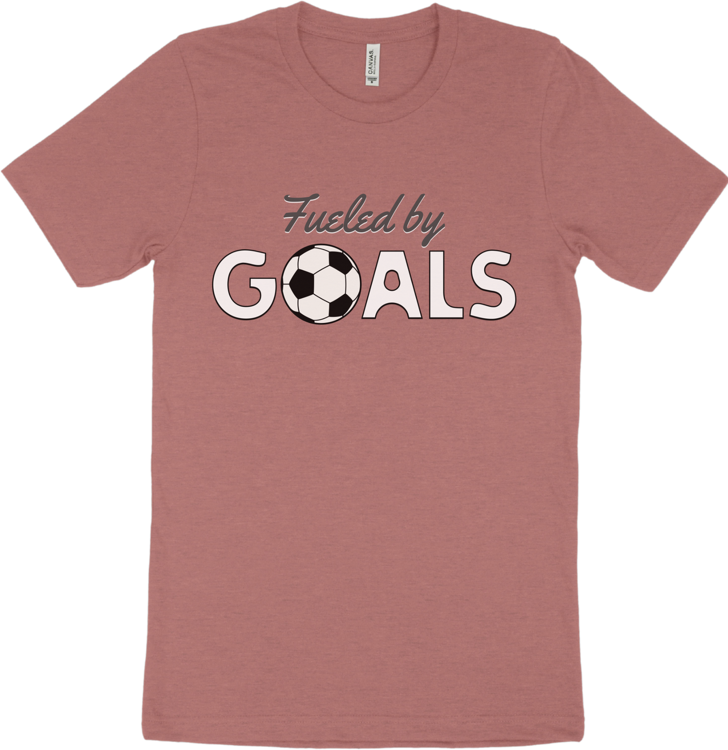 "Fueled By Goals" T-shirt.
