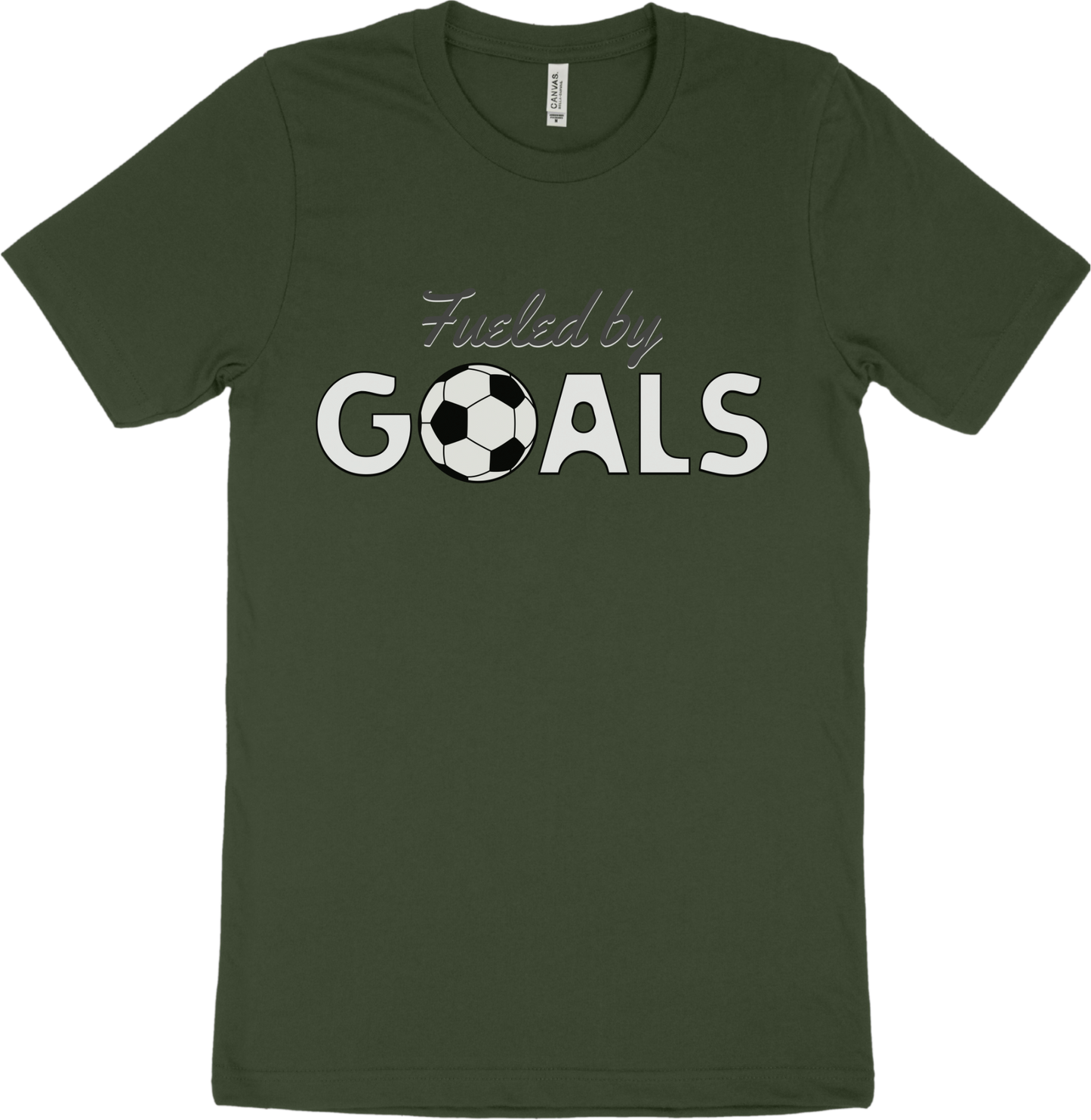 "Fueled By Goals" T-shirt.