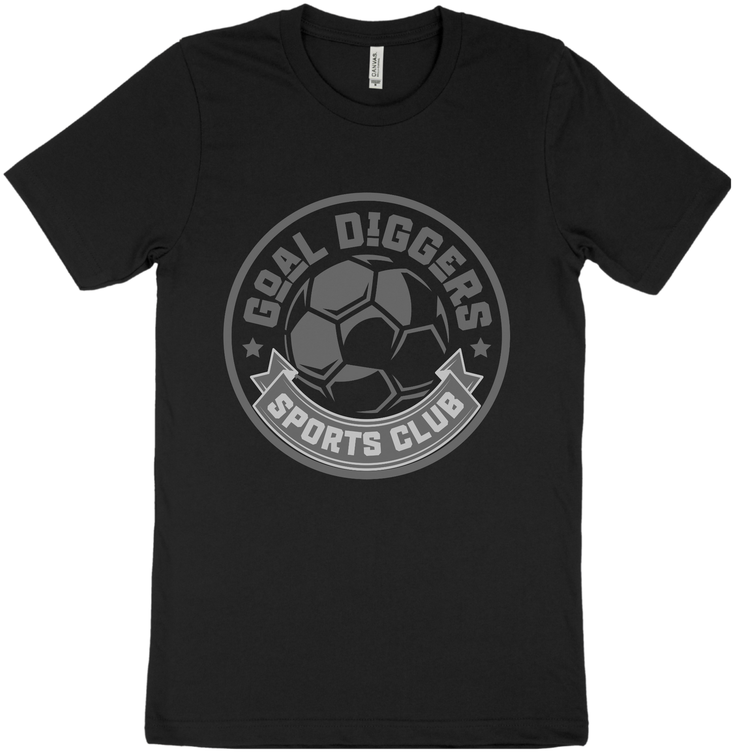 "Goal Diggers Sports Club" T-shirt.