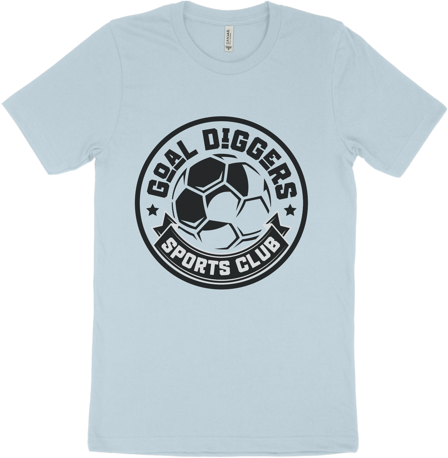 "Goal Diggers Sports Club" T-shirt.