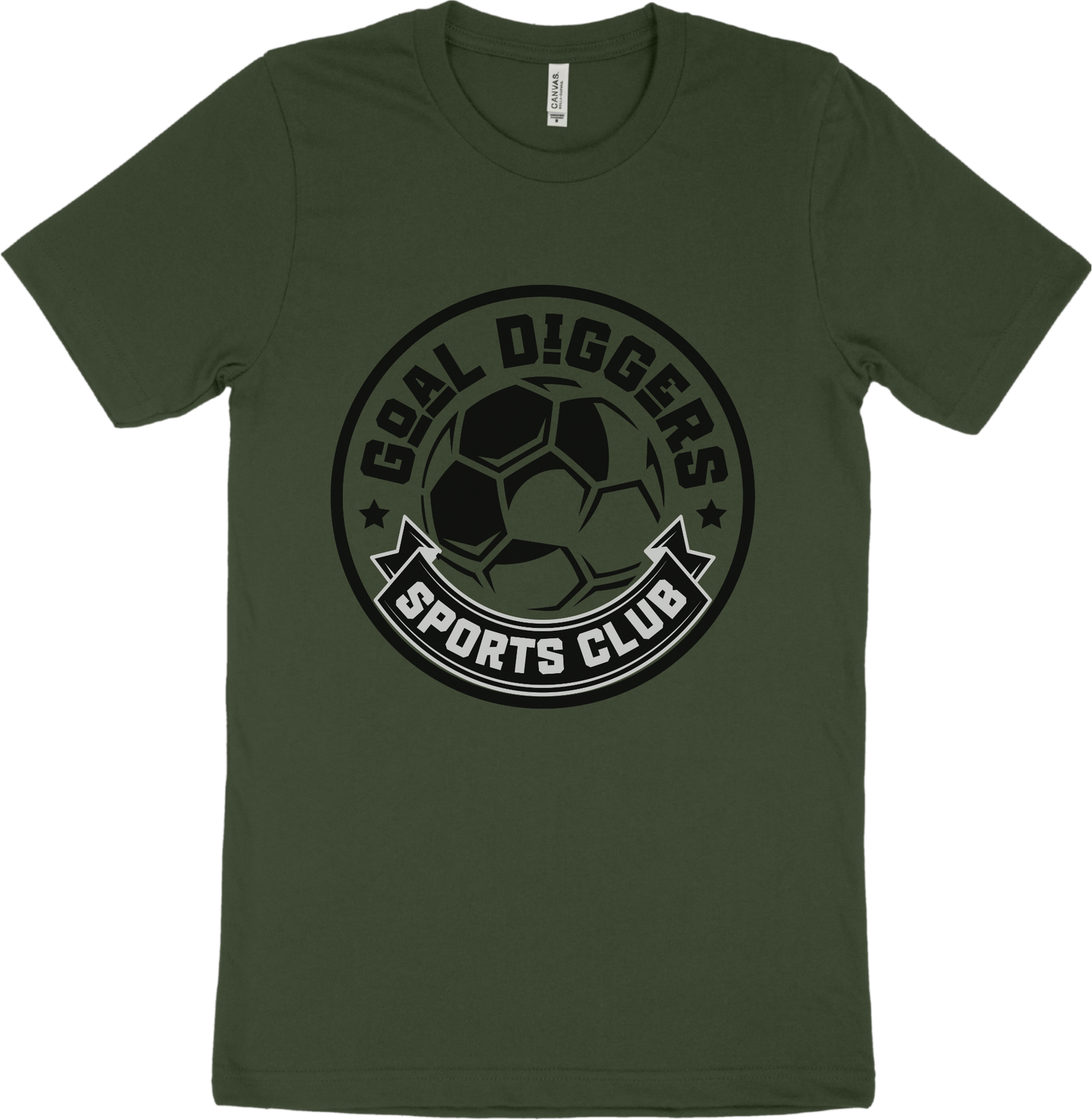 "Goal Diggers Sports Club" T-shirt.
