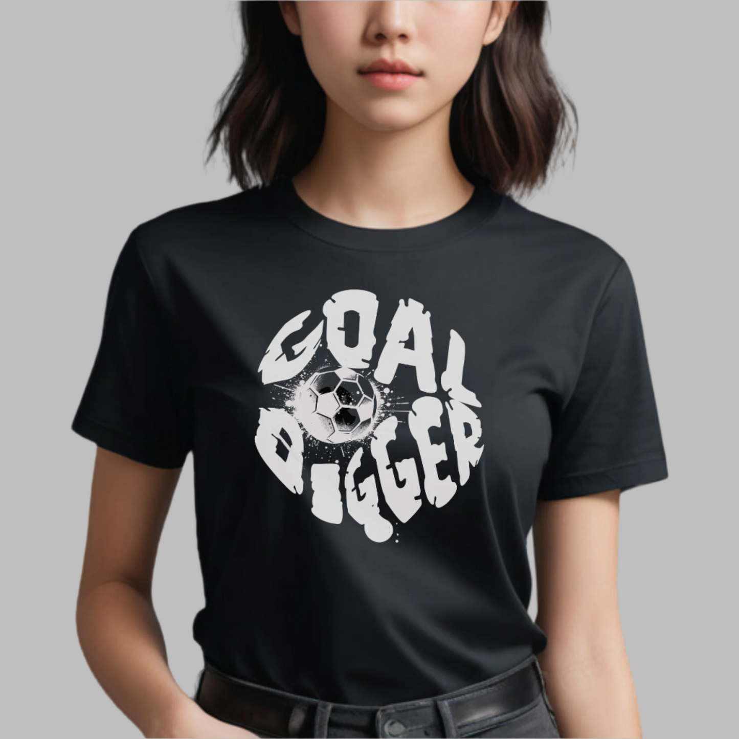 "Goal Digger" T-shirt.