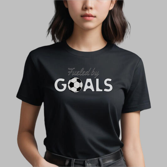 "Fueled By Goals" T-shirt.