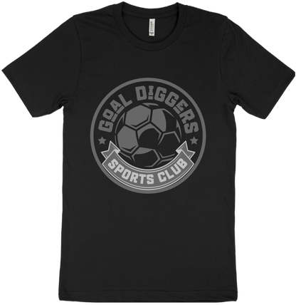"Goal Diggers Sports Club" T-shirt.