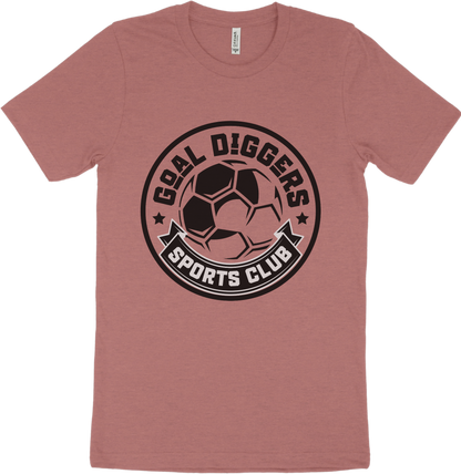 "Goal Diggers Sports Club" T-shirt.