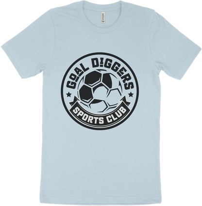 "Goal Diggers Sports Club" T-shirt.