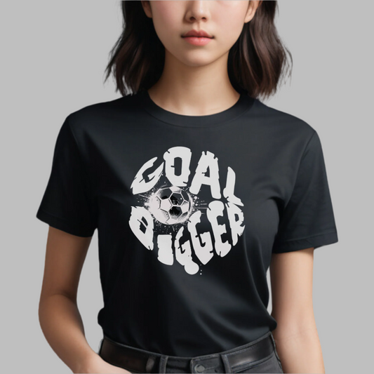 "Goal Digger" T-shirt.