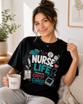 Nurse Life tee Blueberry
