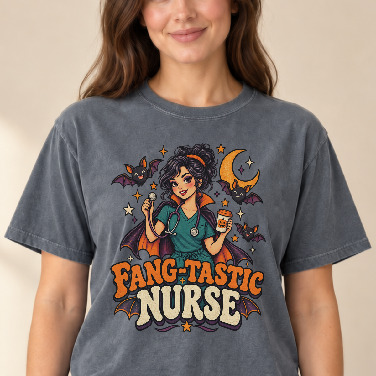Fang-Tastic Nurse tee Pepper