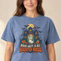 Night Shift Is My Haunted House nurse tee Blue Jean