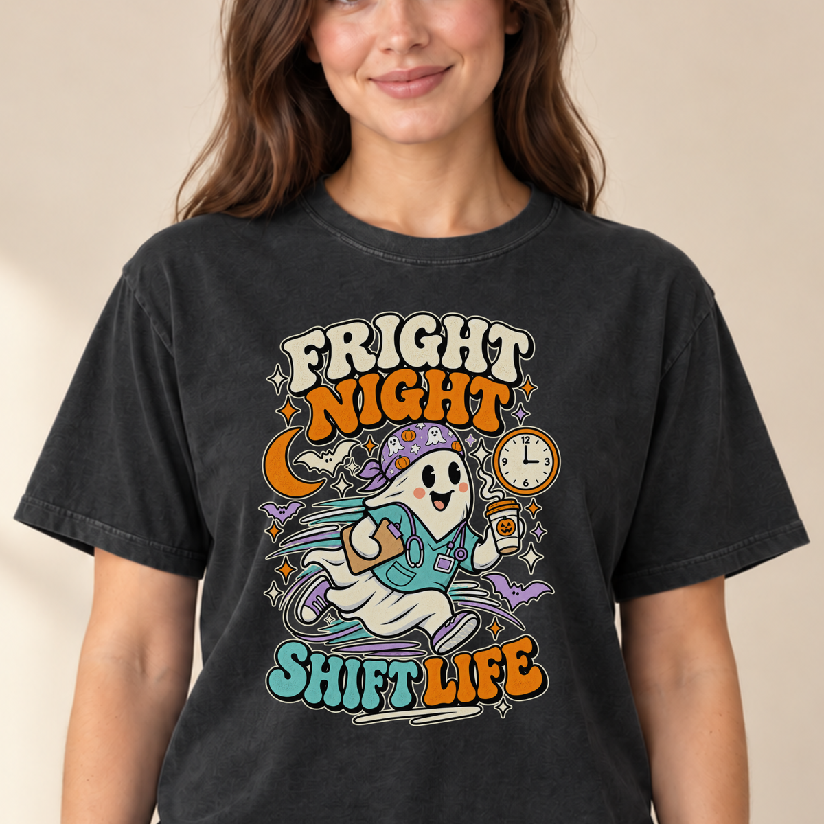 Fright Night Shift Life tee Black